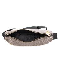 BORBONESE BORBONAIS Sac Hobo LUNA, petit OP / NATUREL / NOIR - Sacs pour Femme - 6