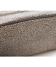 BORBONESE BORBONAIS Mini sac &agrave; bandouli&egrave;re, en tissu OP / NATUREL / NOIR - Sacs pour Femme - 3