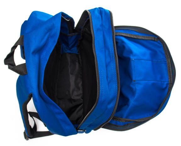  Sac &agrave; dos en tissu, avec double compartiment BLEU ROYAL - Sacs &agrave; dos pour l'&Eacute;cole & les Loisirs