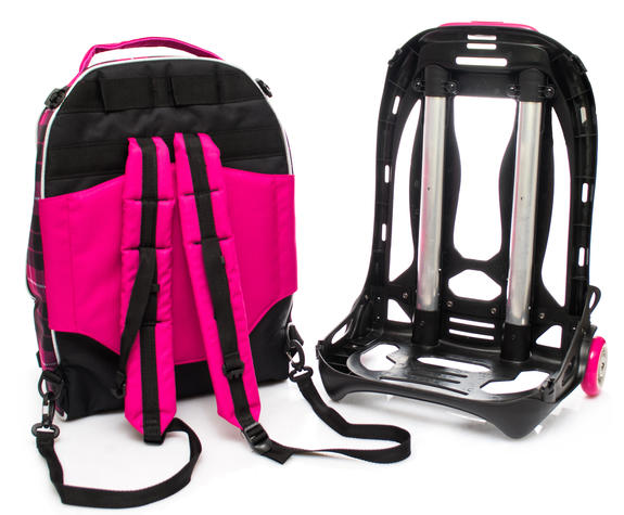 JACK COUNTRY JACK COUNTRY Sac &agrave; dos &agrave; roulettes rhodamine - Sacs &agrave; dos &agrave; roulettes