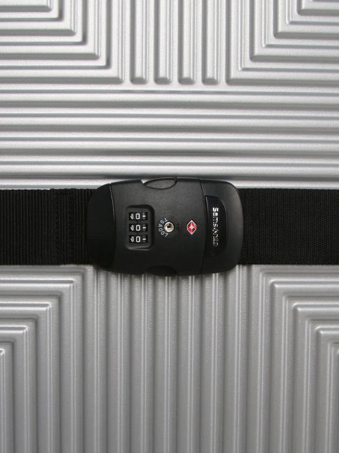  Sangle de bagage GLOBAL TRAVEL TSA, avec combinaison NOIR - Accessoires Voyage