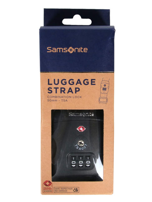  Sangle de bagage GLOBAL TRAVEL TSA, avec combinaison NOIR - Accessoires Voyage