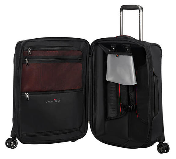  PRO-DLX5 Chariot &agrave; bagages &agrave; main, extensible NOIR - Valises cabine
