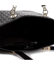 POLLINI Heritage Embossed Sac port&eacute; &eacute;paule, avec anses interchangeables Noir - Sacs pour Femme - 5