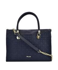 POLLINI Heritage Embossed Sac port&eacute; &eacute;paule / sac bandouli&egrave;re bleu - Sacs pour Femme - 2