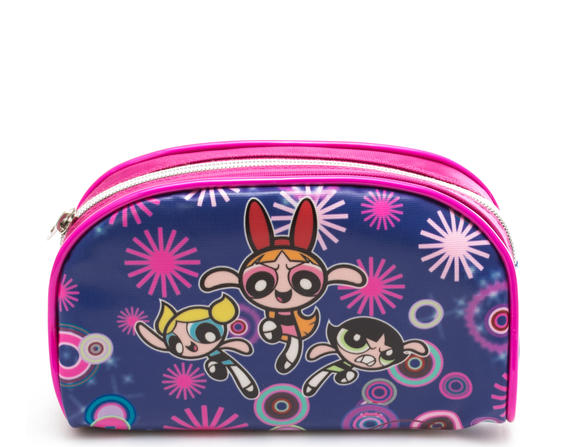  LES SUPER NANAS PPG Trousse bleu / fuchsia - &Eacute;tuis et Accessoires