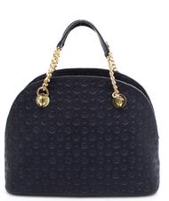 POLLINI Heritage Embossed Sac &agrave; main bandouli&egrave;re bleu - Sacs pour Femme - 3