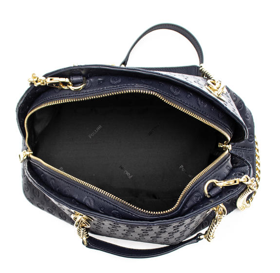 Heritage Embossed Sac &agrave; main bandouli&egrave;re bleu - Sacs pour Femme