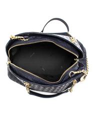 POLLINI Heritage Embossed Sac &agrave; main bandouli&egrave;re bleu - Sacs pour Femme - 4