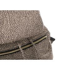 BORBONESE BORBONAIS Sac &agrave; dos moyen en tissu OP / NATUREL / NOIR - Sacs pour Femme - 3