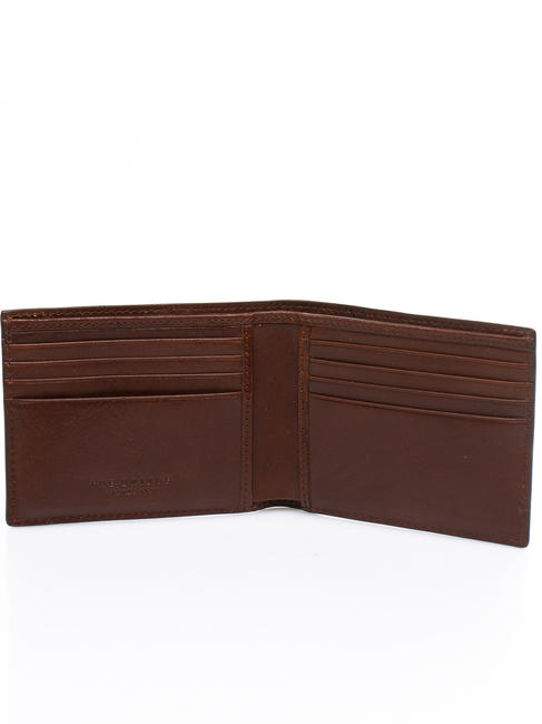 Portefeuille en cuir BUFALINI MARRON - Portefeuilles Homme