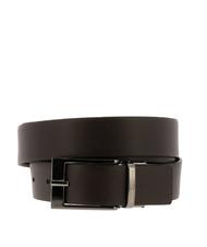 ARMANI EXCHANGE LOGO Ceinture r&eacute;versible NOIR / MARRON FONCE - Ceintures - 2