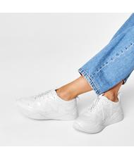 ARMANI EXCHANGE A|X Baskets &eacute;paisses OP BLANC - Chaussures Femme - 6