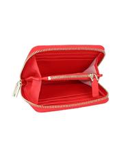 COCCINELLE  Mini portefeuille METALLIC SOFT en cuir ROUGE POLIS - Portefeuilles Femme - 2