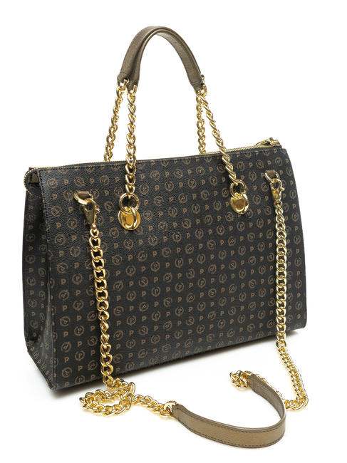Heritage Classic Sac cabas &agrave; main, avec bandouli&egrave;re bronze noir - Sacs pour Femme