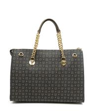 POLLINI Heritage Classic Sac cabas &agrave; main, avec bandouli&egrave;re bronze noir - Sacs pour Femme - 3