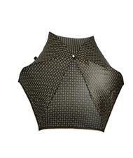 POLLINI  Parapluie pliant HERITAGE CLASSIC Noir / Ivoire - Parapluies - 2