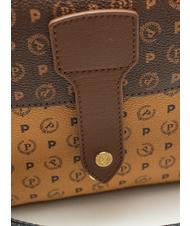 POLLINI  Petit sac &agrave; bandouli&egrave;re HERITAGE marron / cr&egrave;me - Sacs pour Femme - 4