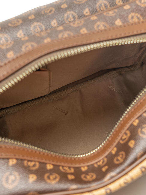  Petit sac &agrave; bandouli&egrave;re HERITAGE marron / cr&egrave;me - Sacs pour Femme