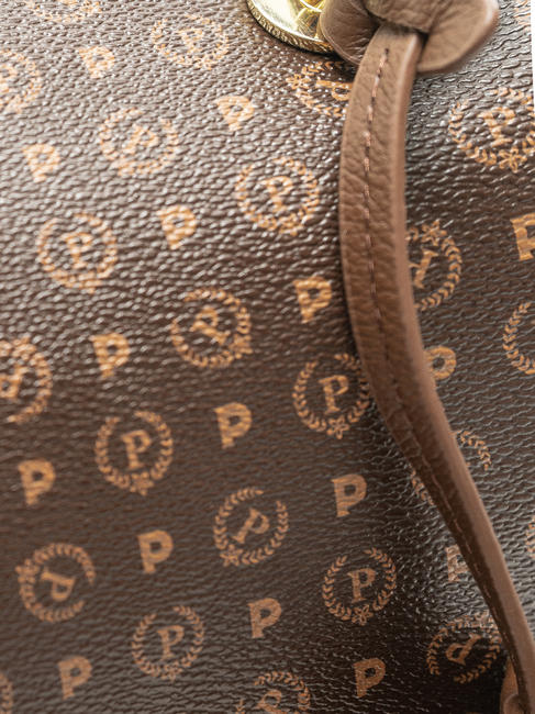  Sac à main HERITAGE, avec bandoulière marron / crème - Sacs pour Femme