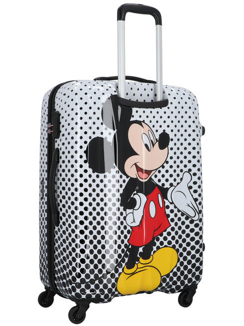 DISNEY LEGENDS  DISNEY LEGENDS Valise trolley de grande taille MICKEY SOURIS POLKA DOT - Valises Rigides
