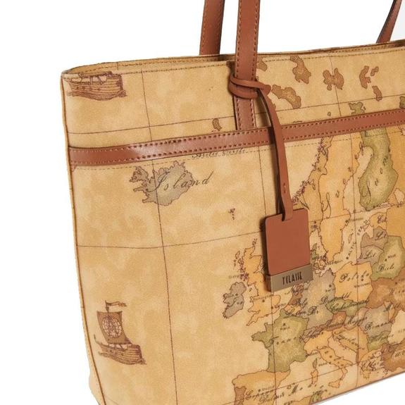 GEO CLASSIC  Sac shopping porté épaule GEO CLASSIC NATUREL - Sacs pour Femme
