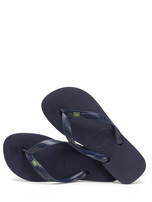  Tongs BRASIL LOGO navyblu - Chaussures unisexe