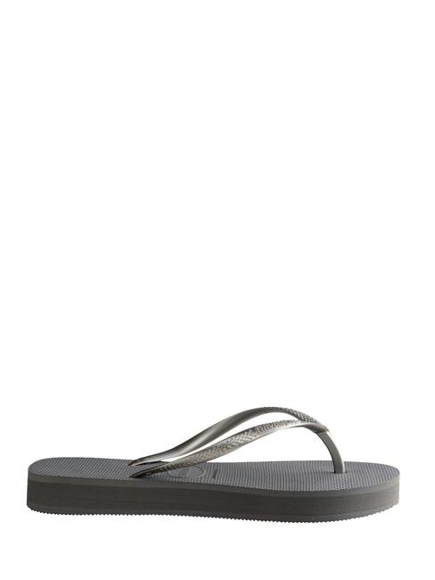 SLIM FLATFORM Tongs SLIM FLATFORM pour femmes acier / gris - Chaussures Femme