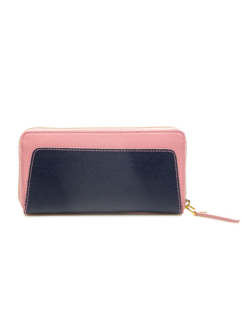 HUHURA  Portefeuille zipp&eacute; HUHURA bleu - Portefeuilles Femme