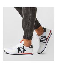 ARMANI EXCHANGE RIO Baskets basses MULTICOLORE / OP.WHITE + NOIR - Chaussures Homme - 7