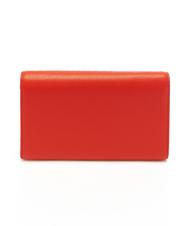 COCCINELLE zaniah portafoglio pelle vitello Pochette ZANIAH avec bandouli&egrave;re ROUGE POLIS - Portefeuilles Femme - 4