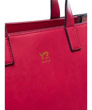 YNOT  BREEZE Shoppin Bag &agrave; la main, avec bandouli&egrave;re FUXIA - Sacs pour Femme - 4