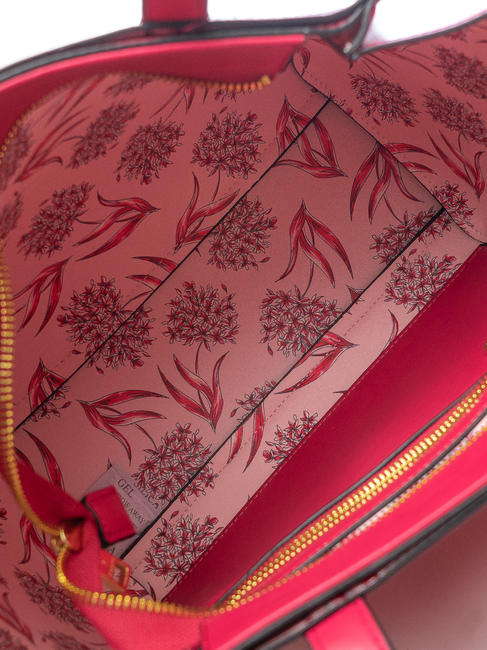  BREEZE Shoppin Bag &agrave; la main, avec bandouli&egrave;re FUXIA - Sacs pour Femme