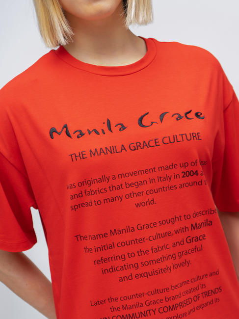  T-shirt avec imprim&eacute; ROUGE - T-shirt