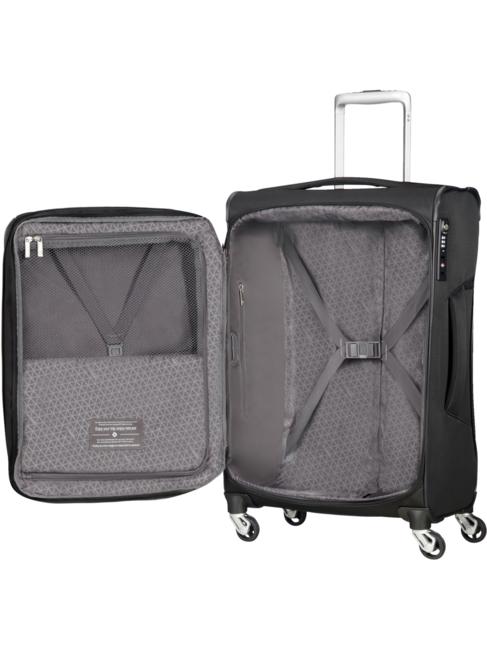  Chariot &agrave; bagages &agrave; main ECO-REV, extensible NOIR - Sacs de voyage