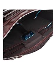 PIQUADRO Dossier Ligne BLUE SQUARE, support PC 14 " ACAJOU - Porte Documents Travail - 5