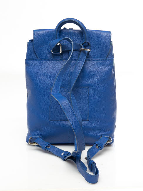  BIANCOSPINO Sac &agrave; dos en cuir bleu &eacute;lectrique - Sacs pour Femme