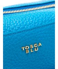 TOSCA BLU  Sac &agrave; bandouli&egrave;re NINFEA Mini, en cuir bleu &eacute;lectrique - Sacs pour Femme - 4