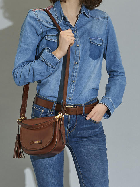  PEARLDISTRICT Mini sac à la main, avec bandoulière MARRON - Sacs pour Femme