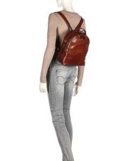 THE BRIDGE PEARLDISTRICT PEARLDISTRICT Sac &agrave; dos en cuir MARRON - Sacs pour Femme - 5