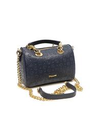 POLLINI  HERITAGE EMBOSSED Mini sac bowling avec bandouli&egrave;re bleu - Sacs pour Femme - 2