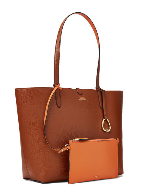 Merrimack Sac d'&eacute;paule r&eacute;versible LAUREN TAN / ORANGE - Sacs pour Femme