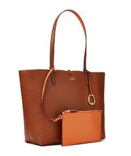 RALPH LAUREN Merrimack Sac d'&eacute;paule r&eacute;versible LAUREN TAN / ORANGE - Sacs pour Femme - 3