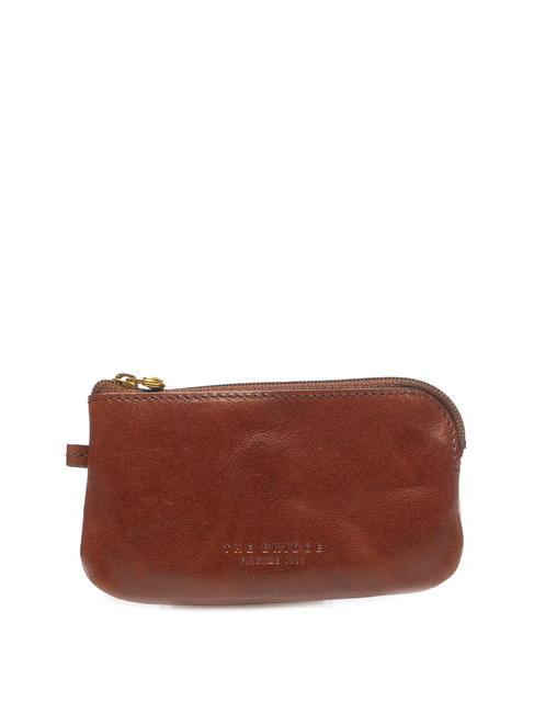 STORY Porte-clés avec étui en cuir MARRON - Porte-clés