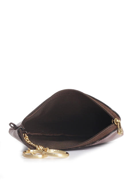 STORY Porte-clés avec étui en cuir MARRON - Porte-clés