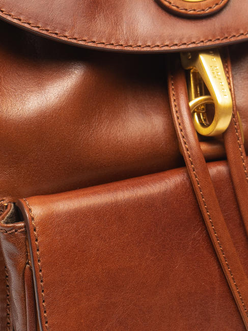 STORY DONNA Sac à dos en cuir MARRON - Sacs pour Femme