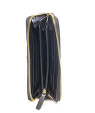 THE BRIDGE VIGNA  Portefeuille zippé en cuir black Gold - Portefeuilles Femme - 3