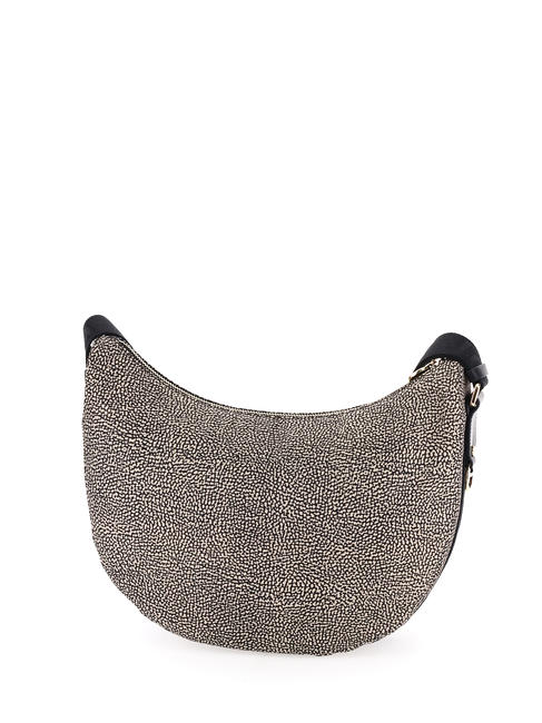 BORBONAIS LUNA Sac à bandoulière en tissu jet op OP / NATUREL / NOIR - Sacs pour Femme