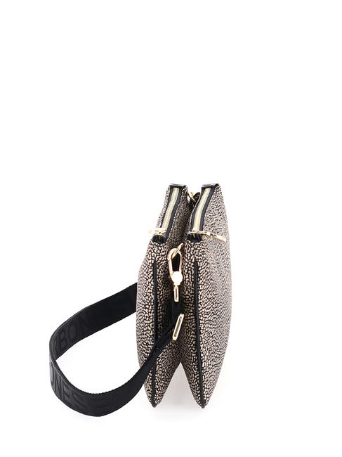 BORBONAIS Sac &agrave; bandouli&egrave;re, petit OP / NATUREL / NOIR - Sacs pour Femme