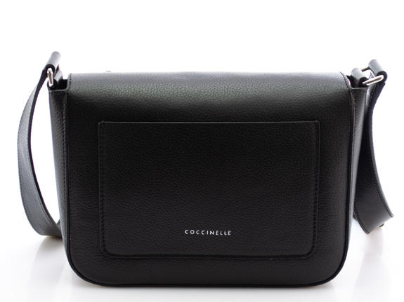 Ambrine Soft Mini sac en bandouli&egrave;re en cuir Noir - Sacs pour Femme